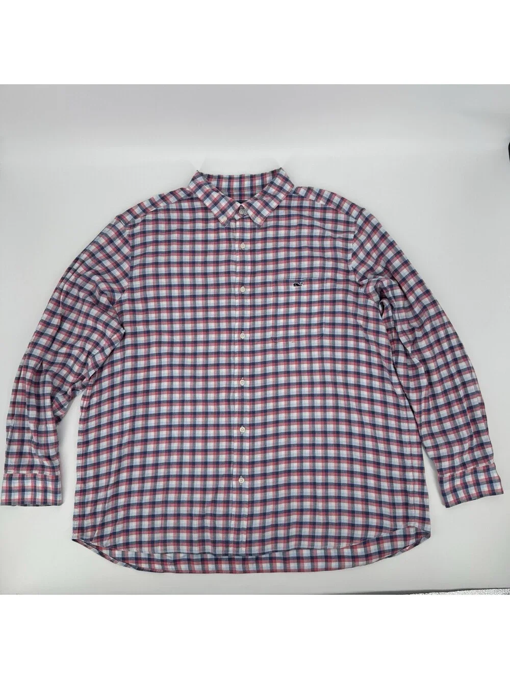 Vineyard Vines Performance Classic Fit Long Sleeve Plaid Shirt Men’s Size XXL